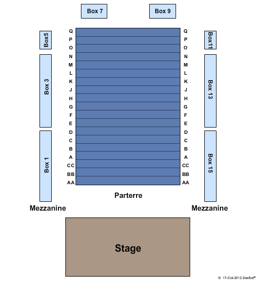 Zankel Hall Seating Chart